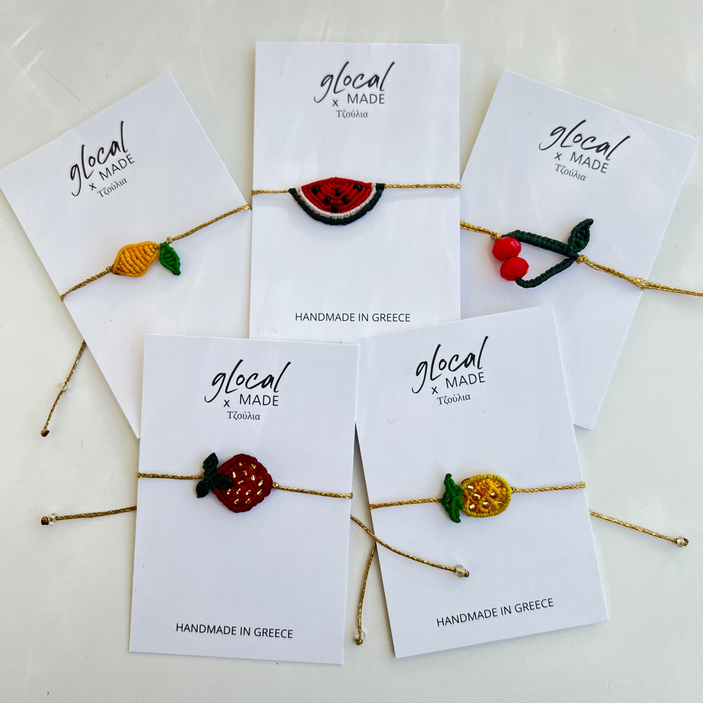 Fruit Collection Armband - Handmade in Greece 🇬🇷