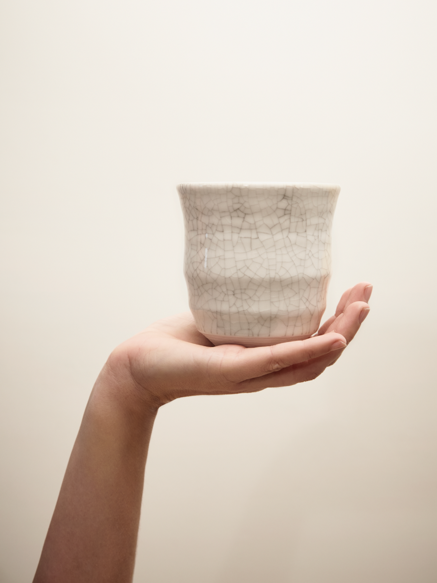 Jars Becher "DASHI QUARTZ CRAQUELÉ" Handmade in France 🇫🇷