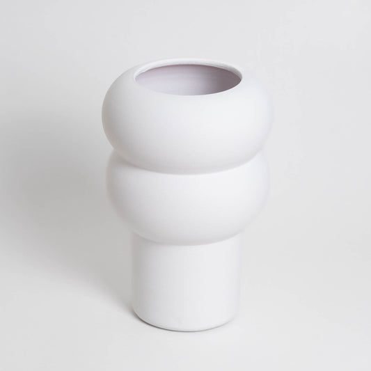 Ripple Vase - Weiß- Handmade in Portugal 🇵🇹