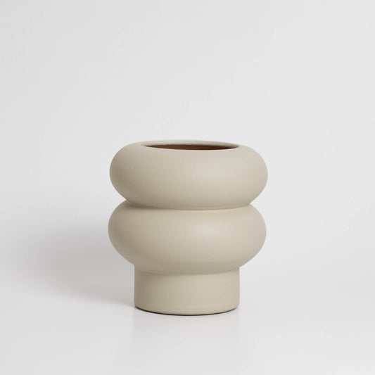Ripple Vase Small - Off-White - Handmade in Portugal 🇵🇹