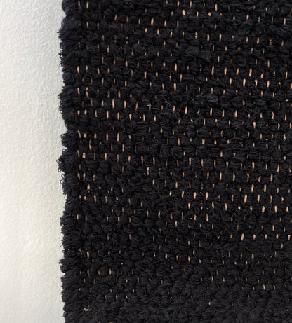 Teppich "BLOCOS" Schwarz - Handmade in Portugal 🇵🇹 I  200x140