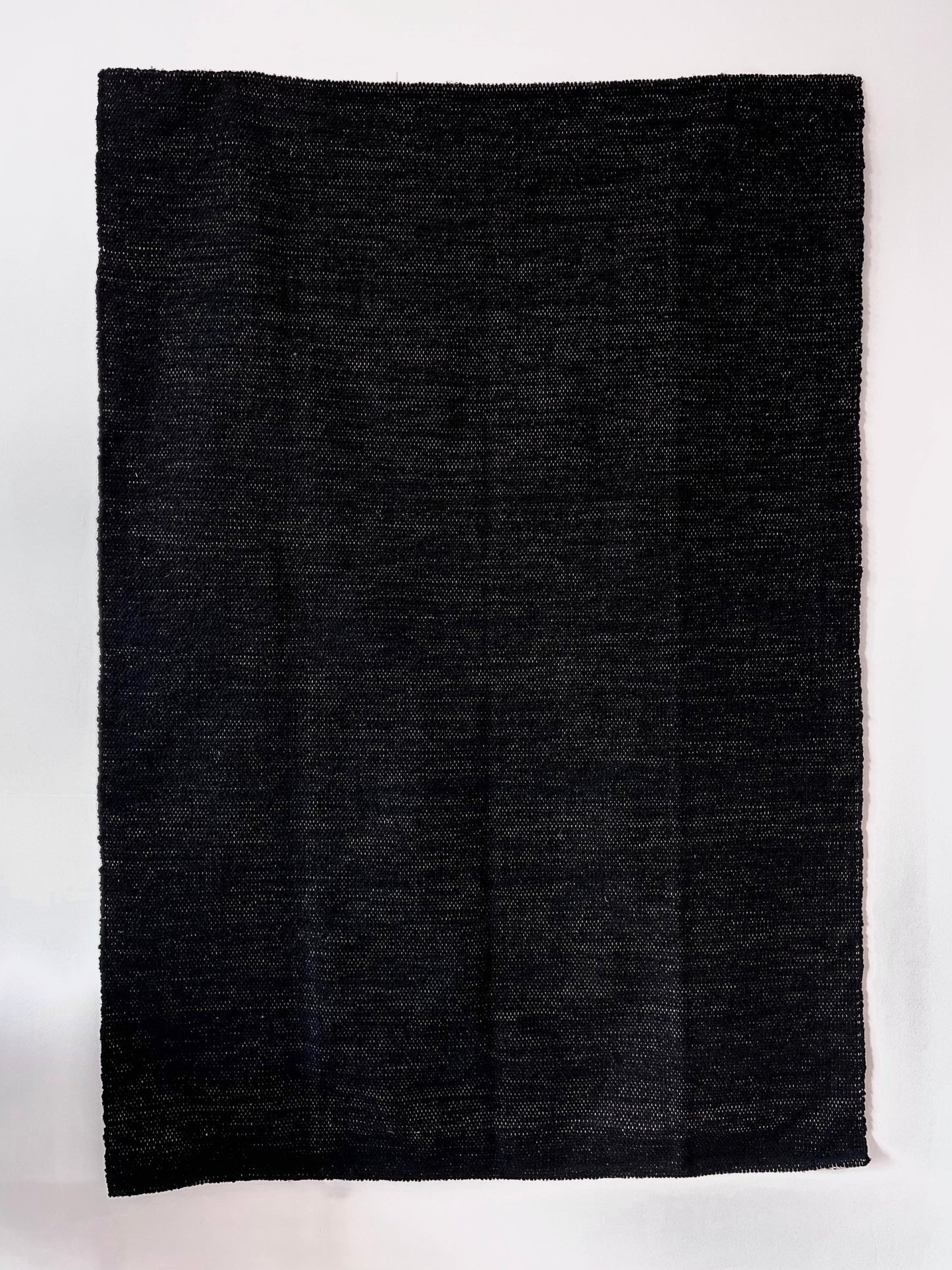 Teppich "BLOCOS" Schwarz - Handmade in Portugal 🇵🇹 I  200x140