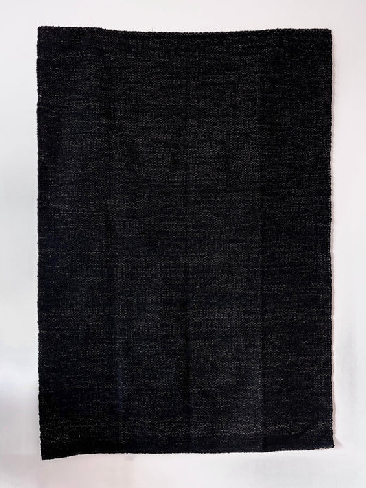 Teppich "BLOCOS" Schwarz - Handmade in Portugal 🇵🇹 I  200x140
