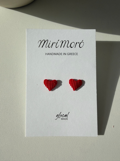 mirí moró  - Herz Ohrringe