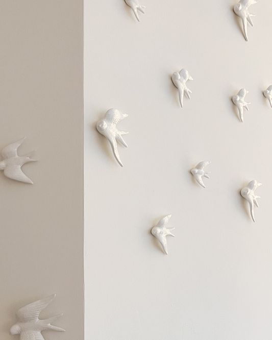 Keramikschwalben "Andorinhas" 3er Set - MADE IN PORTUGAL